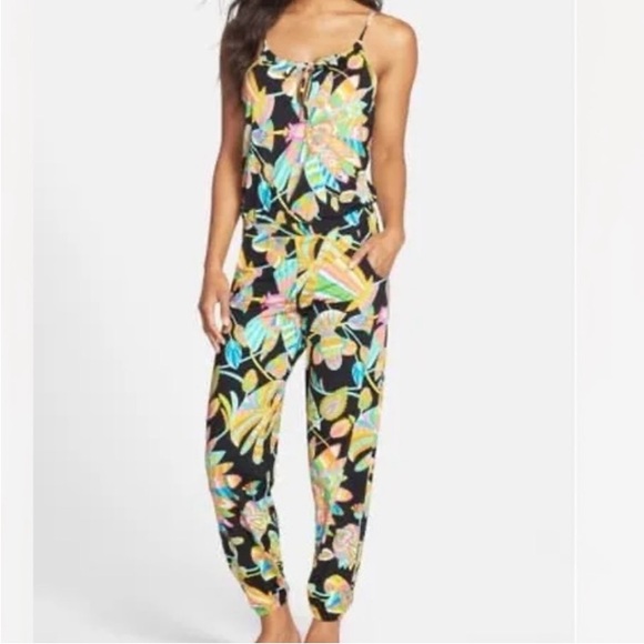 Trina Turk Tahitian Floral Romper - Picture 2 of 3
